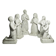 Saint Francis and Saint Fatima Statue (Fatima) Outdoor/Indoor Statue (38 - Inch) Side View