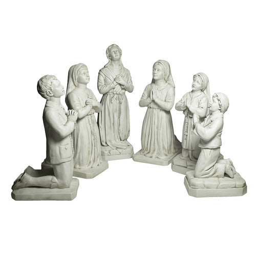Saint Francis and Saint Fatima Statue (Fatima) Outdoor/Indoor Statue (38 - Inch) Side View