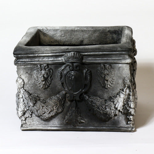 English Square Pot 11 Outdoor/Indoor Statue