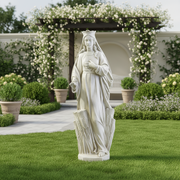 Madonna of the Prairie Religious Mary Statue (62 - Inch) Side View