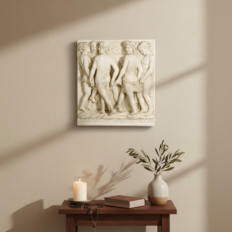 Lifesize Cantoria Frieze/Dancing (42 - Inch) Side Angle