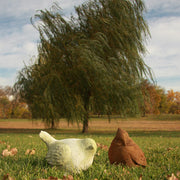 Barn Bird Garden Statue (6 - Inch) Different Angle