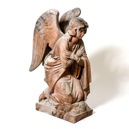Adoration Angel Crossed Outdoor/Indoor Statue