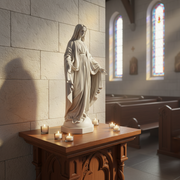 Blessed Virgin Mary Statue (42 - Inch) Side Angle