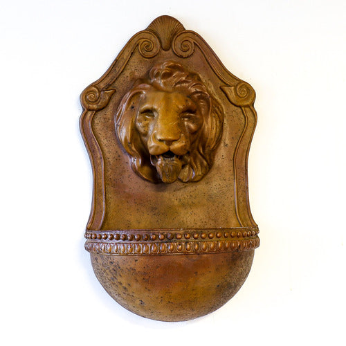 Aged Lion Outdoor Statue (23-Inch)