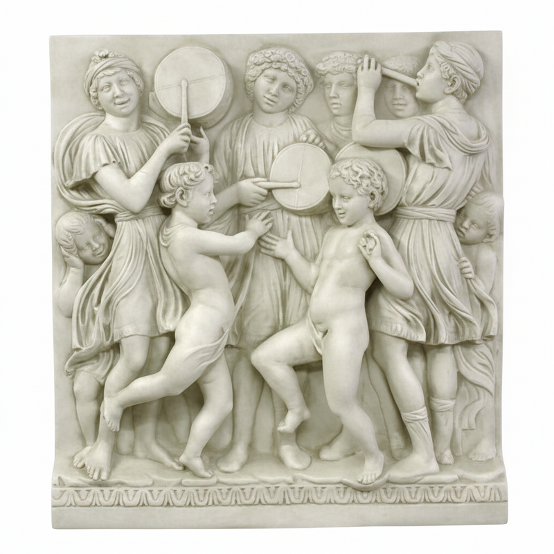Cantoria Frieze/Drums-Lrg Outdoor/Indoor Statue