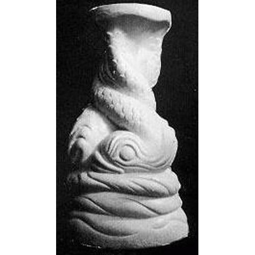 Twisted Dolphin Pedestal Outdoor/Indoor Statue