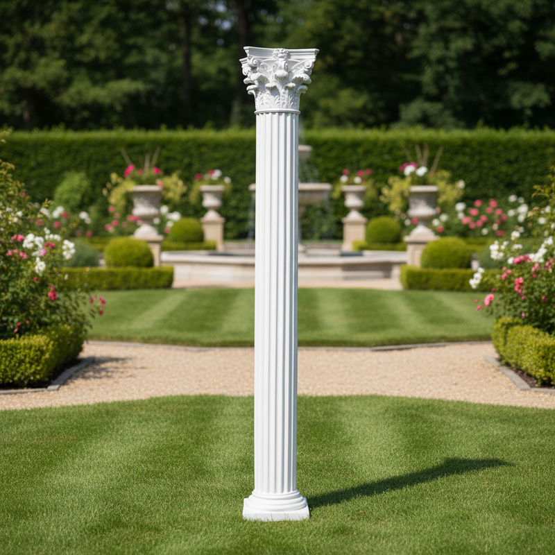 Corinthian Column Outdoor Statue (96-Inch)