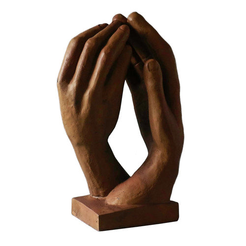The Cathedral By Rodin Statue (21 - Inch) Side View