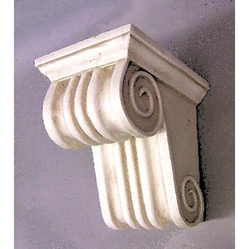 Scroll Drapery Bracket Outdoor/Indoor Statue