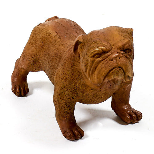 Bulldog Garden Statue (7.5 - Inch) Side View