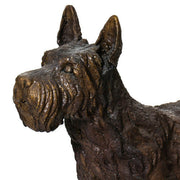 Scottie Dog Garden Statue (14 - Inch) Side View