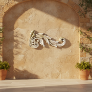 Right Theatre Garden Wall Fountain (36 - Inch) Side Angle