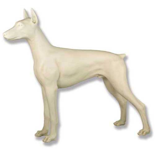 Standing Doberman Dog 32 Outdoor/Indoor Statue
