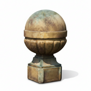 Palla Finial Outdoor Statue (21 - Inch)