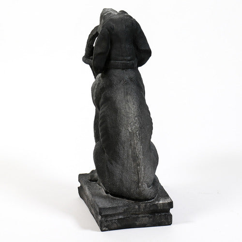 Puppy Dog Garden Statue (19 - Inch) Different Angle