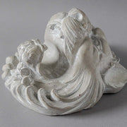 Lion Garden Statue (8 - Inch) Side View