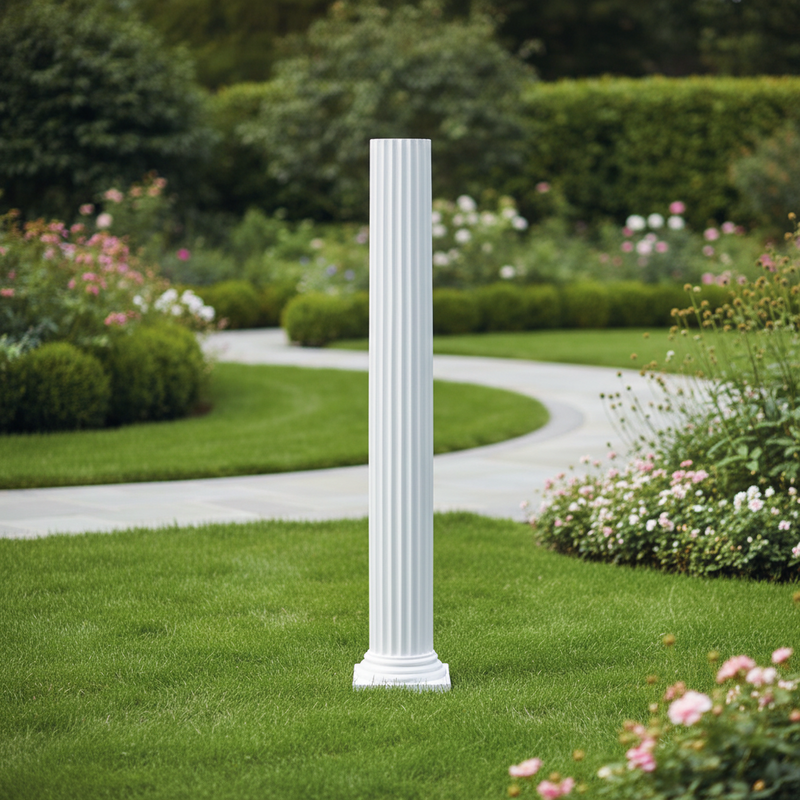 Column Shaft and Base Outdoor Statue (9-Inch)