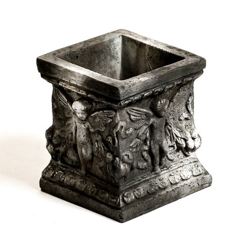 Square Patio Planter 8""H Outdoor/Indoor Statue