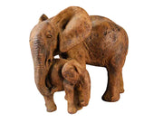Bull Elephant Calf Garden Statue (15 - Inch)