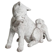 Boxer Dog and Pup Garden Statue (13.5 - Inch)