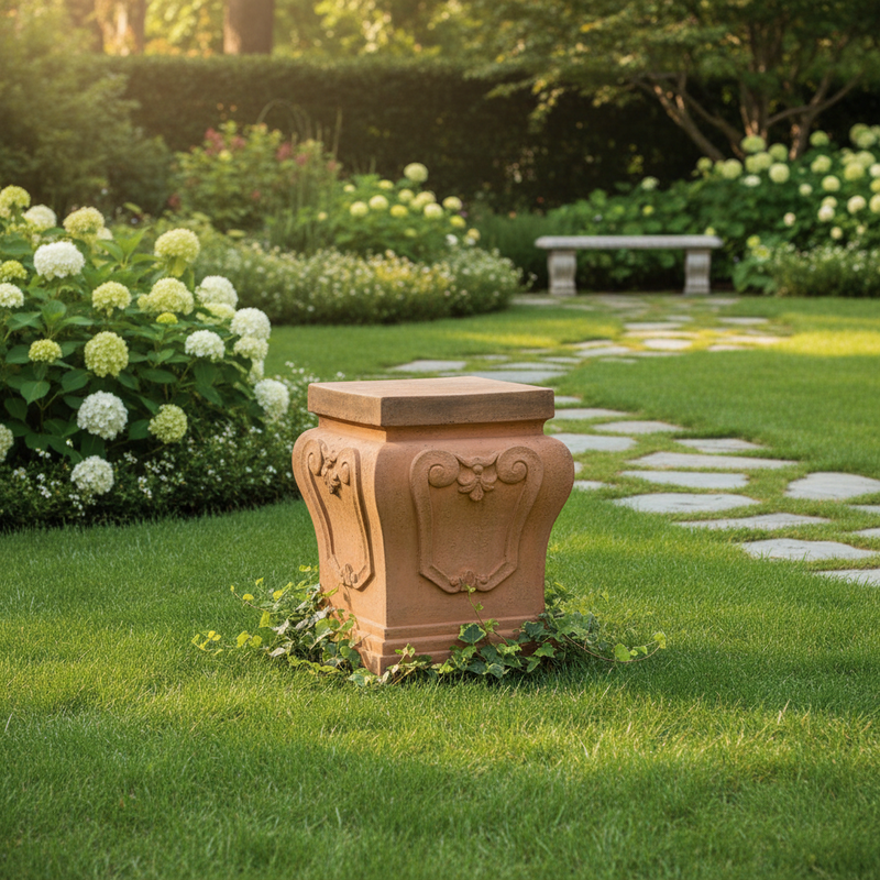 Fallon Outdoor Statue (14 - Inch) Side Angle