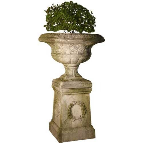 Weaved Classical Urn 19 Outdoor/Indoor Statue