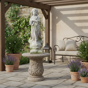 Christ Child With Cross Statue (21 - Inch) Side Angle