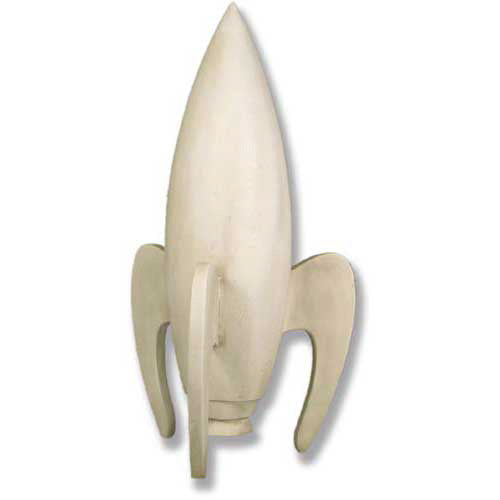 Rocket Ship Statue (35 - Inch)