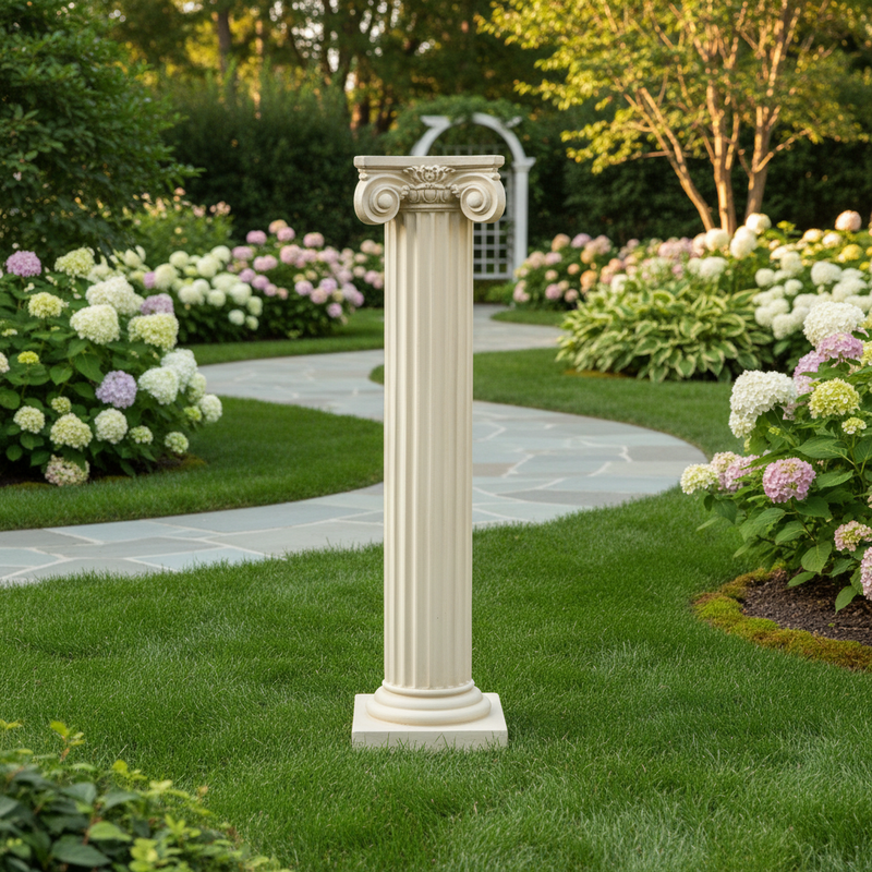 Ionic Fineline Outdoor Statue (12-Inch)