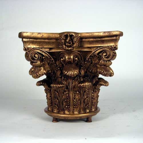 Corinthian Round Planter Outdoor/Indoor Statue