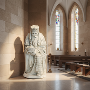 Saint Melchior Wiseman Religious Statue (42 - Inch) Side Angle