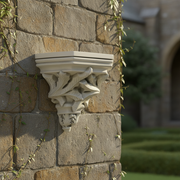Leaf Over Outdoor Bracket (15 - Inch) Side Angle