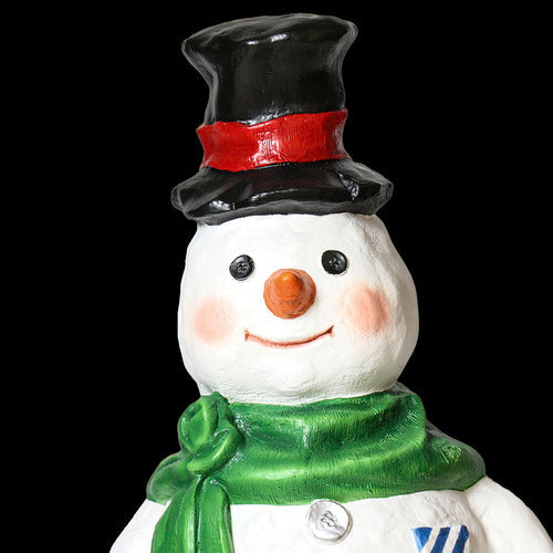 Stone Cold Snowman Catholic Statue (37-Inch)