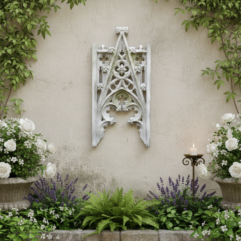 A-Frame Tracery Outdoor Statue (46-Inch)