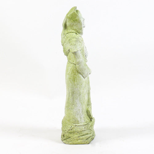St. Fiacre on Rock Base Outdoor/Indoor Statue