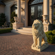 Lion Guard Garden Statue (16 - Inch) Side Angle