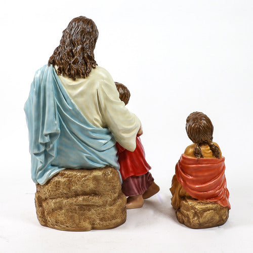 Jesus With Children 34 Outdoor/Indoor Statue