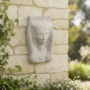Egyptian Artifact Mask Statue (23 - Inch) Side Angle