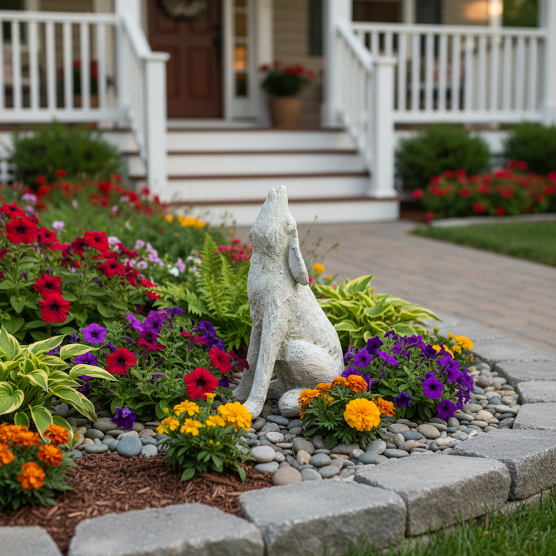 Coyote Garden Statue (20-Inch)
