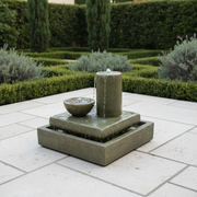 Iwa Tranquility Garden Fountain (22 - Inch) Side Angle