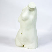Classical Greek-inspired female torso sculpture with smooth, minimalist lines and an elegant, timeless silhouette.