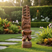 Tiki God Ft Statue (60 - Inch) Side Angle