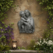 Madonna and Child Religious Statue (18 - Inch) Side Angle