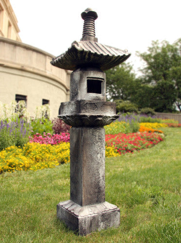Japanese Lantern Statue (62 - Inch) Side View