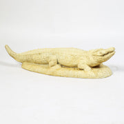 Alligator Garden Statue (27 - Inch) Side View