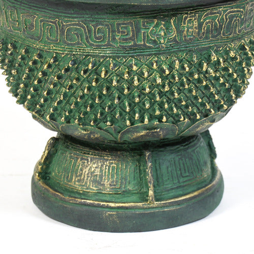 Eastern Oxidized Urn Outdoor/Indoor Statue