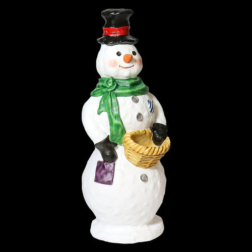 Stone Cold Snowman Catholic Statue (37-Inch)