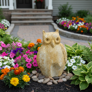 Owl Garden Statue (20 - Inch) Side Angle