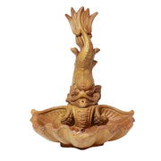 Dolphin Garden Fountain with Shell (34 - Inch)